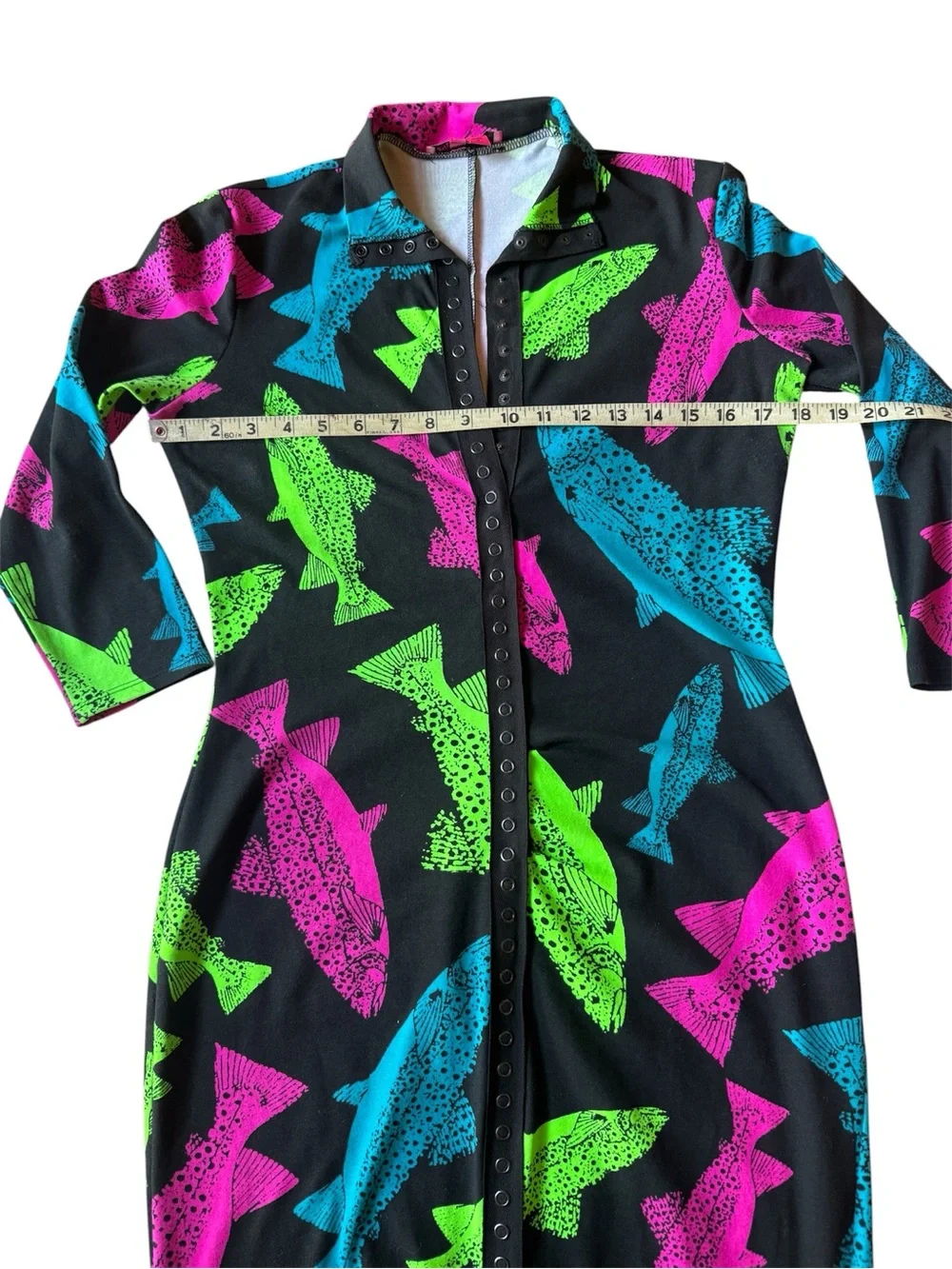 Betsey Johnson Neon Fish Dress. NWOT - Picture 6 of 8